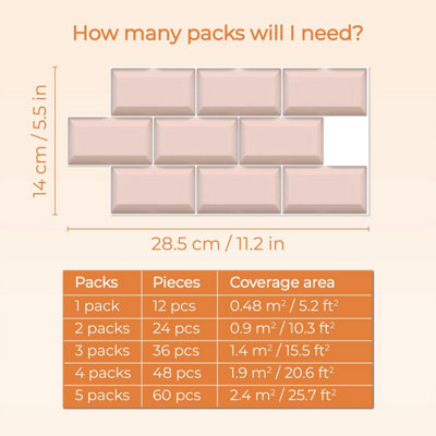 Walplus Terrazzo Silver Touch 2D Peel and Stick Wall Tiles Sticker Adhesive Stick on Tiles for Backsplash 24Pcs 28.5x14 cm