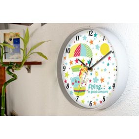 Walplus Time With Friends Children Clock - 25 cm / 9.8 in