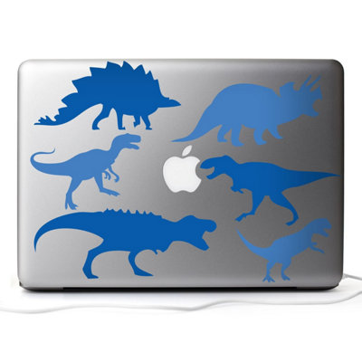 Walplus Vinyl Wall Stickers Decals - Diy - Blue Dinosaurs Shapes Kids Sticker - 5