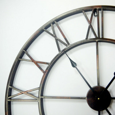 Walplus Wall Clock Oversize Roman No. 100