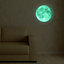 Walplus Wall Sticker Art Glow In Dark Moon 30cm Diameter DIY Nursery Room KIDS Glow in Dark Stickers Stock Clearance