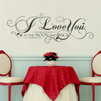 Walplus Wall Sticker Decal Wall Art I Love You Quote Home Decorations