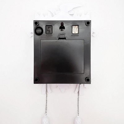 Walplus White Vintage Wall Clock Cuckoo - 7