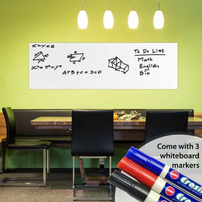 Walplus Whiteboard Self-Adhesive Decal Wall Sticker - 2Pcs - 3