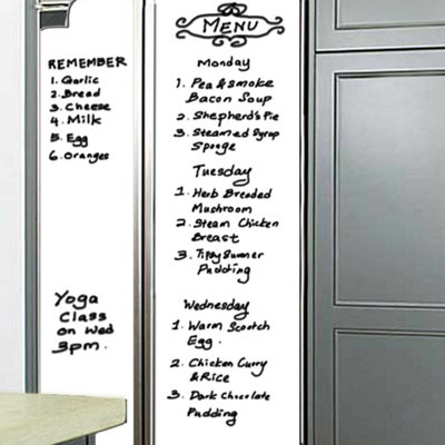 Walplus Whiteboard Self-Adhesive Decal Wall Sticker - 2Pcs - 4
