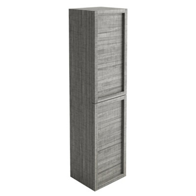 Walter Tall Storage Unit in Grey Wood