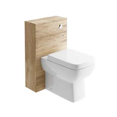 Walter WC Unit in Light Sawn Oak