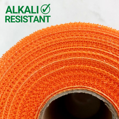 Walther Strong HD Orange Scrim Tape 75mm x 90mtr