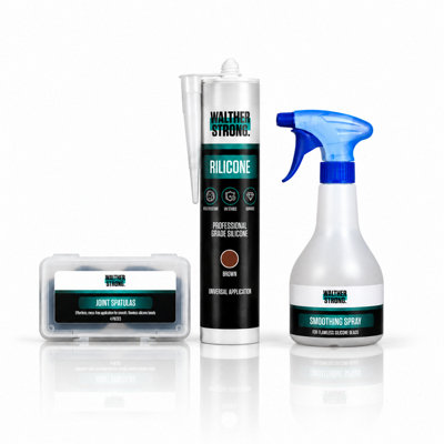 Walther Strong Silicone Sealant & Smoothing Kit (Brown) - Complete ...