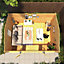 Waltons 4.5m x 3.5m Home Office Double Glazed 34mm Wooden Log Cabin Garden Room