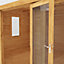 Waltons 4.5m x 3.5m Home Office Double Glazed 34mm Wooden Log Cabin Garden Room