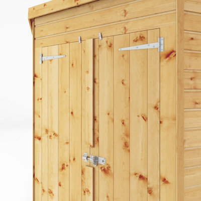 Waltons 7 x 7 Shiplap Corner Shed Tongue and Groove Double Door Garden Storage