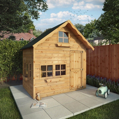 Wooden Playhouse Small Wendy House Waltons 7ft X 5ft Wendy House - Main Image