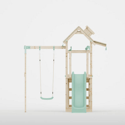 Waltons Climbing Frame With Single Swing - Eldertree Forest I
