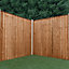 Waltons Feather Edge 5 x 6 Pressure Treated Wooden Garden Fence Panels - 5 Pack