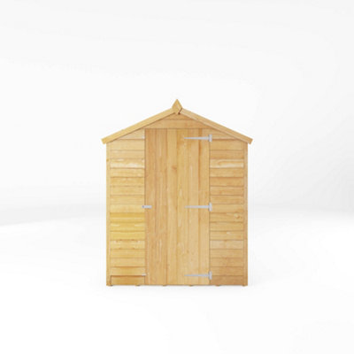 Waltons Overlap Apex Shed Wooden Windowless Garden Storage 7 x 5