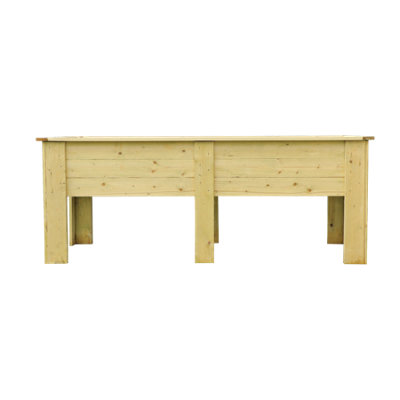 Waltons Pressure Treated 1.8m Raised Planter Freestanding Flower Trough Square