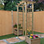 Waltons Pressure Treated Bow Top Wooden Garden Arch