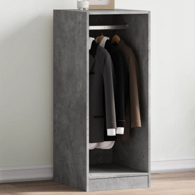 Wardrobe Concrete Grey 48x41x102 cm Engineered Wood