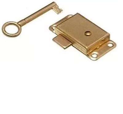 Wardrobe Cupboard Drawer Cabinet Door Lock and Key 50MM with Screws - 3