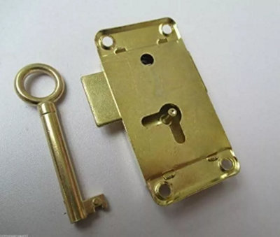 Wardrobe Cupboard Drawer Cabinet Door Lock and Key 50MM with Screws - 4