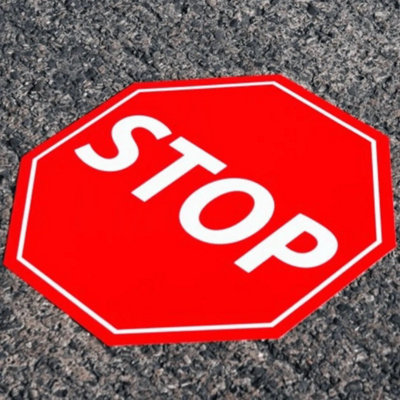 Warehouse Floor Graphic Marker Safety Signs - Strong Self Adhesive ...