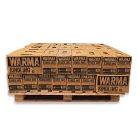 Warm Kiln Dried Dense Wood Stover Burner Fuel Logs Kindling Sticks 50 x Large Boxes