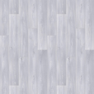 Warm Oak 090S Grey Wood Effect Anti-Slip Vinyl Flooring For Kitchen, Bathroom, 3.8mm Thick-3m(9'9") X 2m(6'6")-6m²