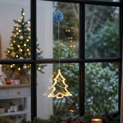 Warm White LED Hanging Christmas Tree