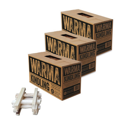Warma Premium Kiln Dried Wood BBQ Firepit Stove Burner Fuel Kindling