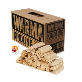 Warma Premium kindling Wood Kiln Dried BBQ Fire Burner 3kg