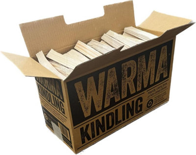 Warma Premium kindling Wood Kiln Dried BBQ Fire Burner 3kg - 3
