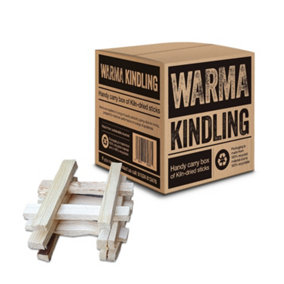 Warma Premium Tinder Dry Wood BBQ Stove Oven Burner Fuel Kindling Sticks 1 x Box Cube