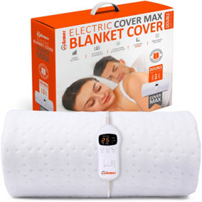 WARMER  'Cover Max' Electric Blanket with Dual Heating Zones, 9 Heat Setting Timer - Double
