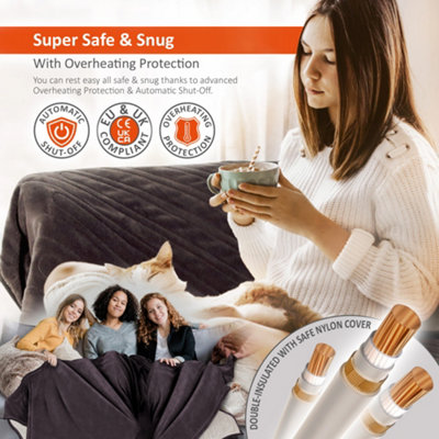 Heated Weighted Blanket 220V Heating Blanket Electric Heating Pad