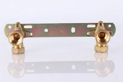 Warmer System 15mmx1/2 inch Concealed Shower Wall Bracket Fitting Fixing Plate for Exposed Shower Bar