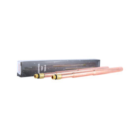 Warmer System M10 x 15mm Copper Tap Tails for Monobloc, Basin and Sink Mixers,Tap Tails Connector for Mixer Taps