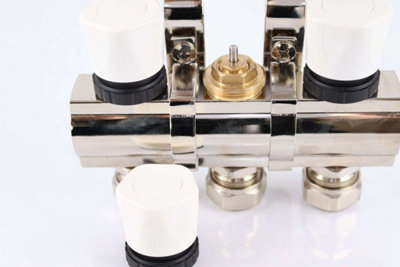 Blending Mixing Valve For Underfloor Heating Manifold – Brass Body, BSPT Ports, Manual 10 Bar Valve