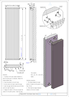 Warmhaus Cepheus D profile double panel horizontal radiator in ...