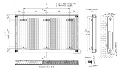 Warmhaus Type 21 Panel Radiators 21/700/600