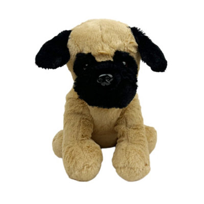 Warmies Plush Pug Microwavable Weighted Teddy, Lavender