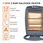 Warmlite WL42005 1200w Grey Halogen Heater