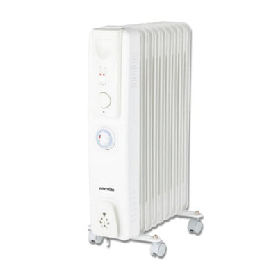 Warmlite WL43004YTW 2000W Oil Filled Radiator