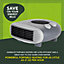 Warmlite WL44004DT 2000W Flat Fan Heater