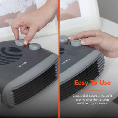 Warmlite WL44004DT 2000W Flat Fan Heater - 6