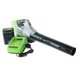 Warrior Eco Power Equipment 60v Cordless Leaf Blower with battery and charger