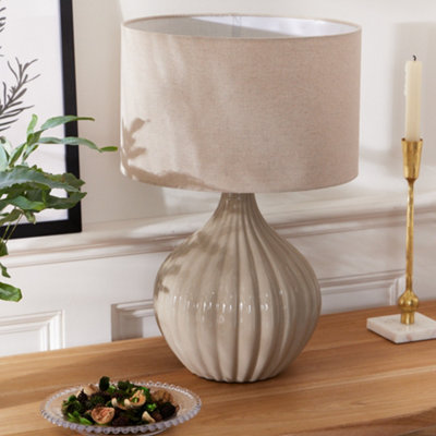 Warwick Ceramic Hallway Bedside Table Lamp Room Décor Night Lamp Table Lamp - 3