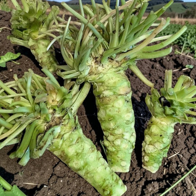 Wasabi Japonica Vegetable Plant - 11cm Pot - Easy Grow Kitchen Garden