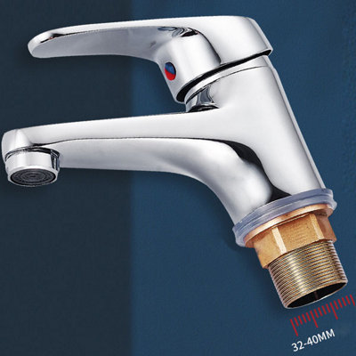 Wash Basin Faucet Household Bathroom Wash Basin Faucet Countertop Alloy - 5