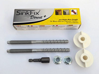 Wash Basin Sanitary Fixing Kit M10 for wall hung bathroom sinks. Heavy duty Price Comparisons | Compare The Build